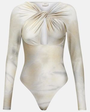 Coperni Body Criss-Cross De Jersey - Blanco