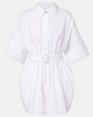 Givenchy Cotton Poplin Shirt Dress - White