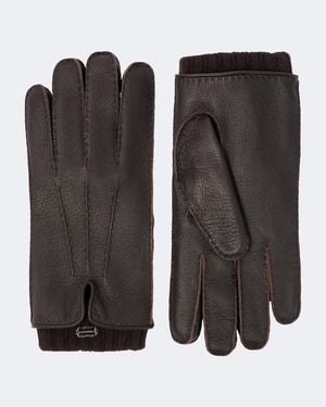 Agnona Handschuhe Aus Leder - Schwarz
