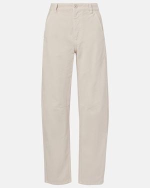 Brunello Cucinelli High-Rise Straight Jeans - Natural