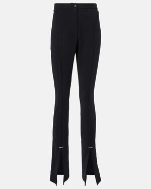 Mugler High-Rise Slim Hose - Blau