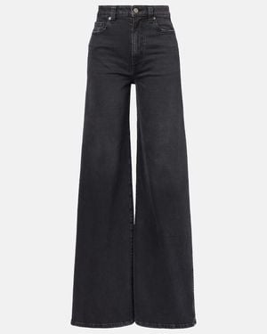 KHAITE Dane Wide-Leg Jeans - Blue