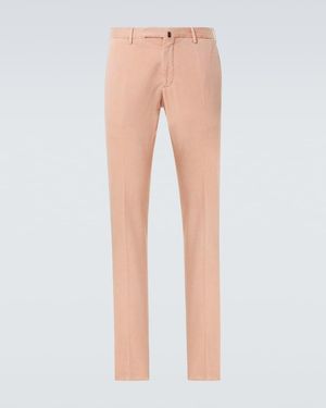 Slowear Cotton Slim Pants - Blue