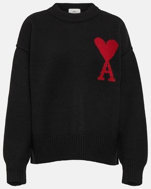 Ami Paris Grobstrick – Schwarz