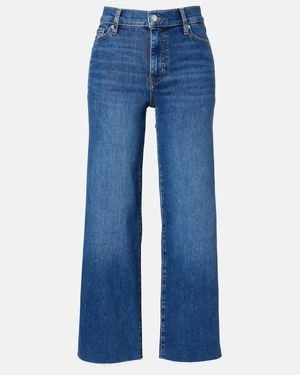 FRAME Jeans Anchos Le Slim Palazzo Crop - Azul
