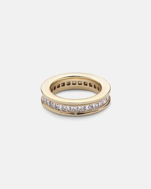 Octavia Elizabeth Ivy Eternity 18Kt Ring With Diamonds - White