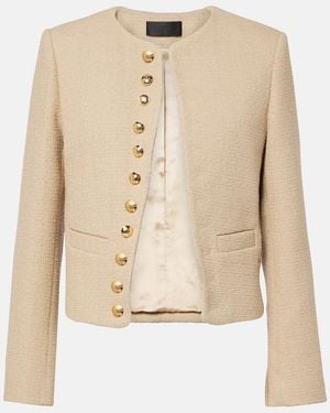 Nili Lotan Patti Cotton-Blend Jacket - Natural
