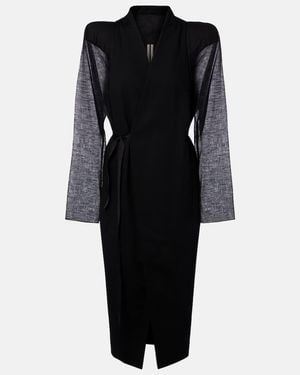 Rick Owens Mantel Cyclops Aus Wolle - Schwarz