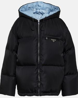 Prada Re-Nylon Gabardine Down Jacket - Black
