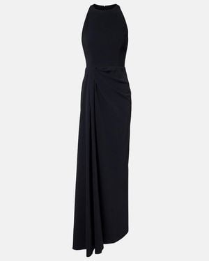 Givenchy Draped Halterneck Maxi Dress - Black