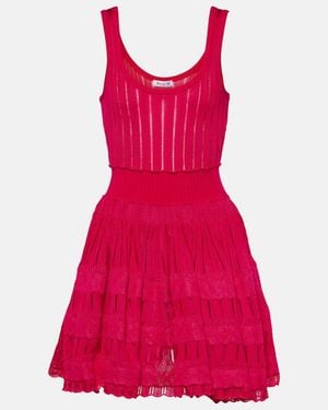 Alaïa Crinoline Minidress - Red