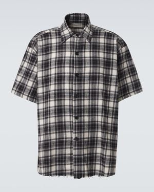 Greg Lauren Hemd Aus Baumwolle - Schwarz