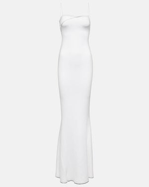 Jacquemus La Robe Aro Gown - White