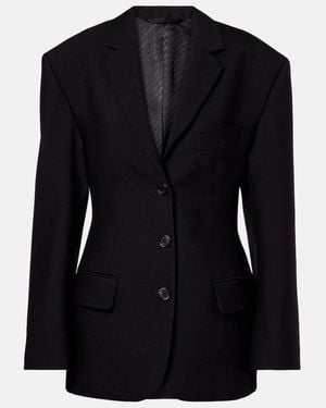 Acne Studios Wool Suit Jacket - Black