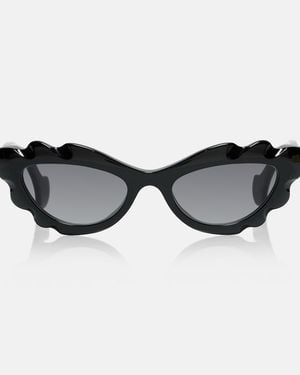 Aquazzura Cat-Eye-Sonnenbrille Palm Babe - Braun