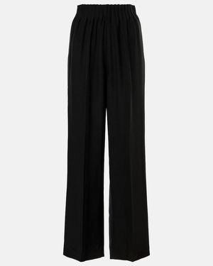 FFORME Maud Silk Trousers - Black