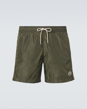 Moncler Badeshorts Archivio - Grün