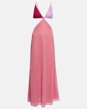Oséree Cut-Out Maxi Dress - Pink
