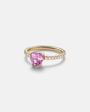 Anita Ko 18Kt Ring With Sapphire And Diamonds - White