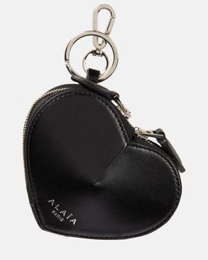 Alaïa Le Cour Mini Leather Coin Purse - Black