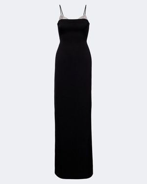 David Koma Verzierte Robe - Schwarz