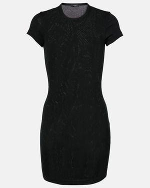 Wardrobe NYC Cotton Minidress - Black