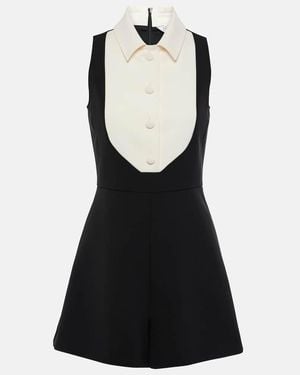 Max Mara Stretch Sablé Jumpsuit - Black