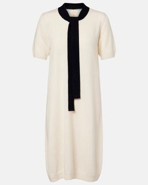 Jardin Des Orangers Wool And Cashmere Jumper Dress - White