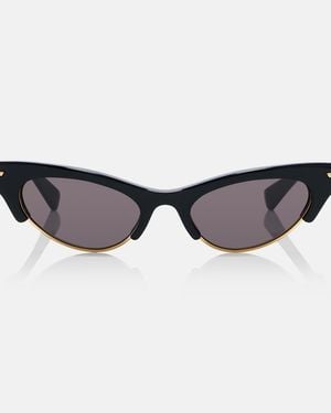 Bottega Veneta Fashion Show Cat-Eye Sunglasses - Brown