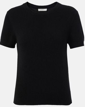 Vince Pullover Aus Einem Wollgemisch - Schwarz