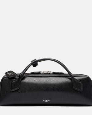 Alaïa Clutch Le Teckel Small Aus Leder - Schwarz