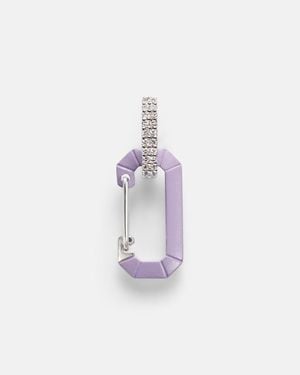 Eera Einzelner Ohrring Chiara Small Aus 18Kt Weissgold Mit Diamanten - Weiß