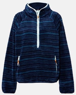 The Upside Harlow Fleece Half-Zip Sweatshirt - Blue