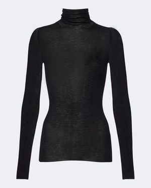 The Row Arp Cashmere Turtleneck Sweater - Black