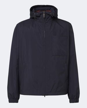 Tod's Impermeable Con Piel - Azul
