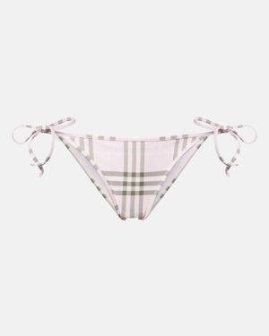 Burberry Bikini-Hoeschen Check - Natur