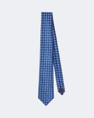 Charvet Silk Jacquard Tie - Blue