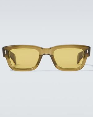 Jacques Marie Mage Square Sunglasses - Green