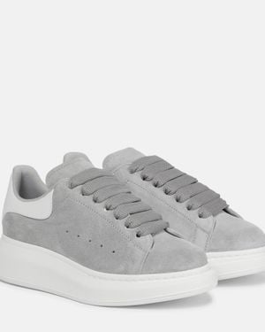 McQueen Suede Sneakers - Gray