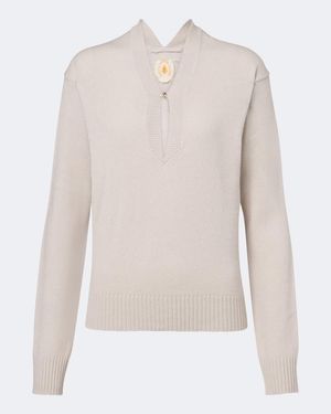 Jardin Des Orangers Wool And Cashmere Jumper - White