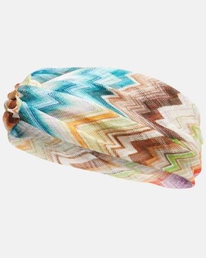 Missoni Haarband Zigzag - Blau