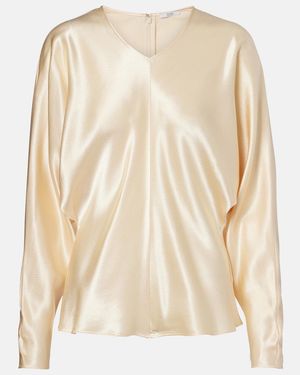 FFORME Gemma Satin Top - Natural