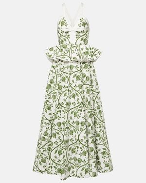 Giambattista Valli Cotton Maxi Dress - Green