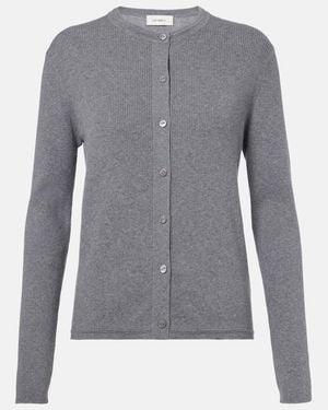 Lisa Yang Cardigan Abeena Aus Baumwolle Und Kaschmir - Grau