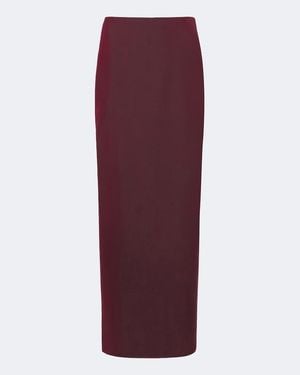 The Row Gurio Virgin Wool Maxi Skirt - Purple