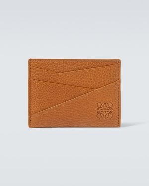 Loewe Puzzle Leather Cardholder - Brown