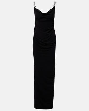 Coperni Embellished Gown - Black