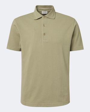 Frescobol Carioca Cotton Pique Polo Shirt - Green