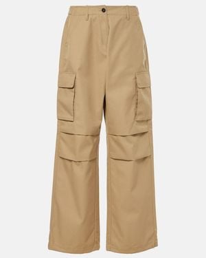 Coperni Cotton Cargo Pants - Natural