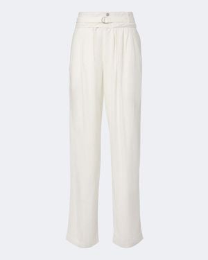 Isabel Marant Celia Wide-Leg Pants - White